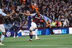 Ezri Konsa scores for Aston Villa