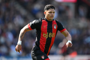 Bournemouth forward Evanilson in a stadium