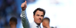 Tottenham target Scott Parker doing a thumbs up after a Burnley game