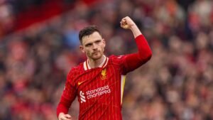 Andy Robertson in action for Liverpool