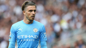 Jack Grealish in action for Manchester City