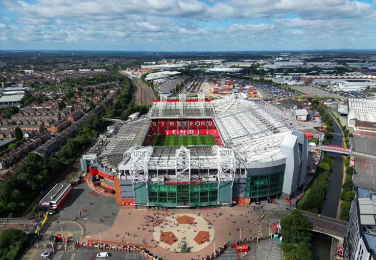 Old Trafford, home of Manchester United