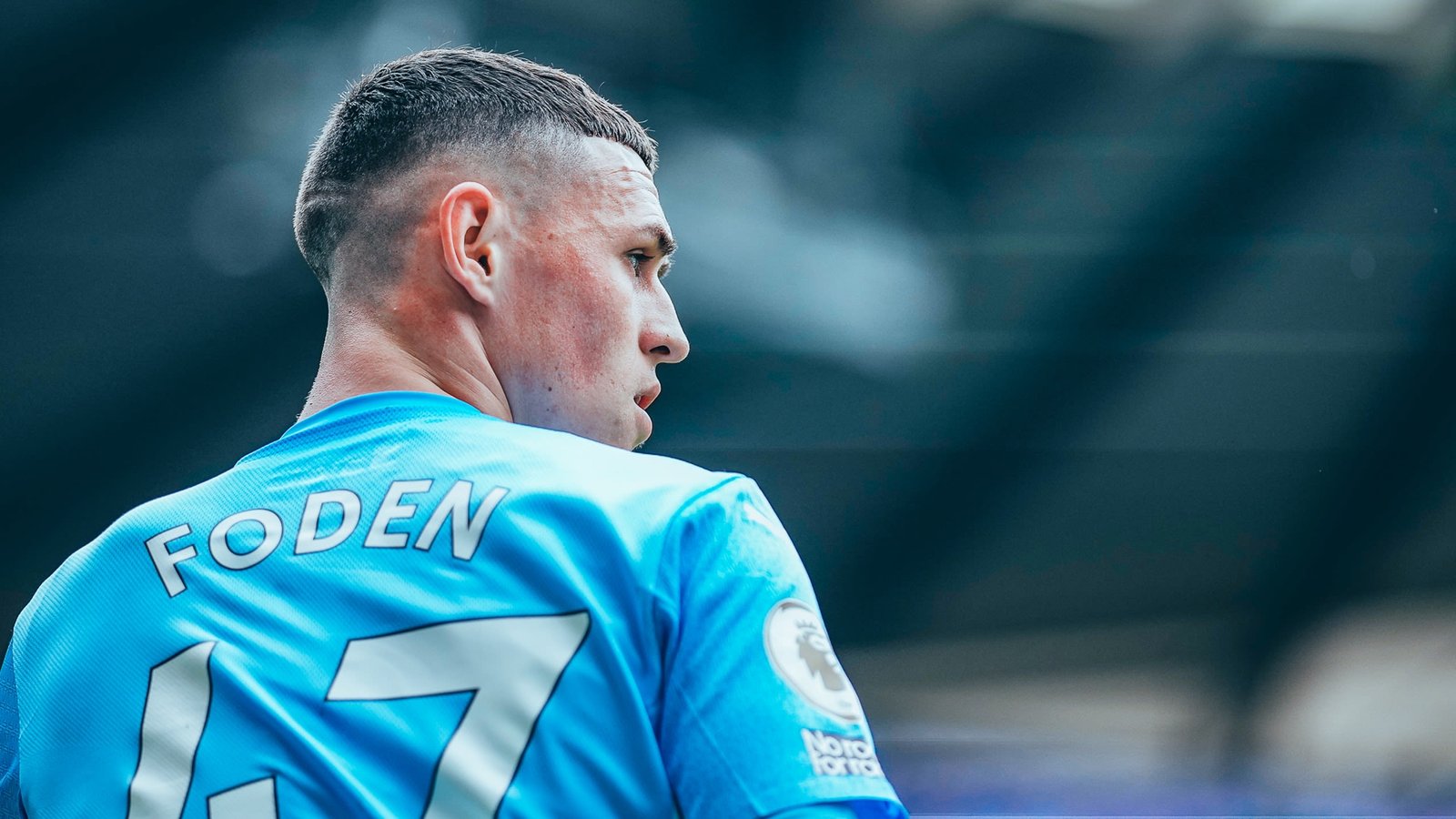 Phil Foden in action for Manchester City