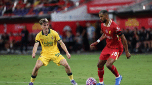 Cody Gakpo in action for Liverpool in the first leg of their pre-season tour of Asia