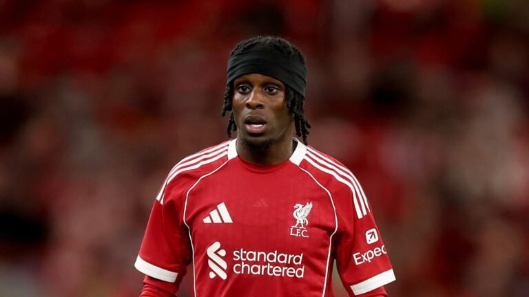 Jeremie Frimpong in action for Liverpool