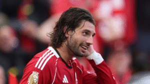 Dominik Szoboszlai in Liverpool colours