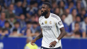 Antonio Rudiger in action for Real Madrid
