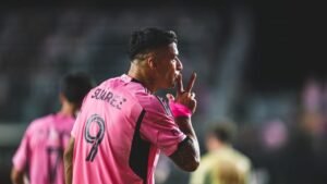 Luis Suarez in action for Inter Miami