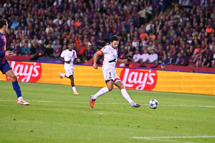 Gonzalos Ramos scores winner for Paris Saint-Germain against Barcelona