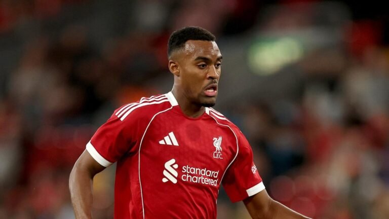 Ryan Gravenberch in action for Liverpool