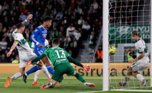 Jude Bellingham scoring for Real Madrid