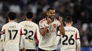 Cody Gakpo in action for Liverpool