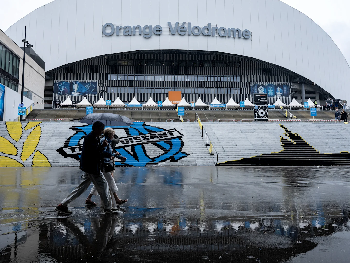 Entrance to the Orange Melodrome, official home of Marseille