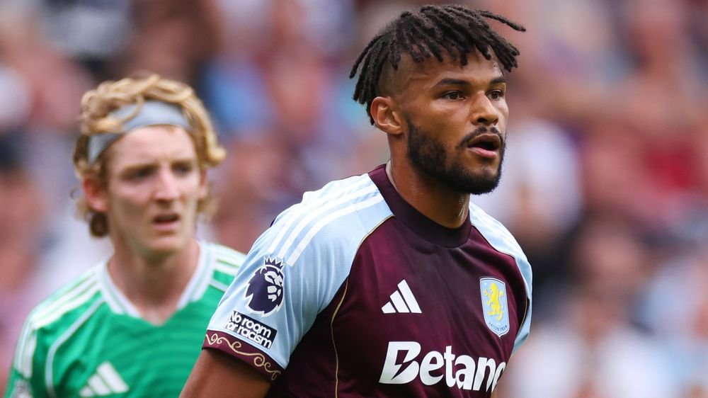 Tyrone Mings in action for Aston Villa against Newcastle