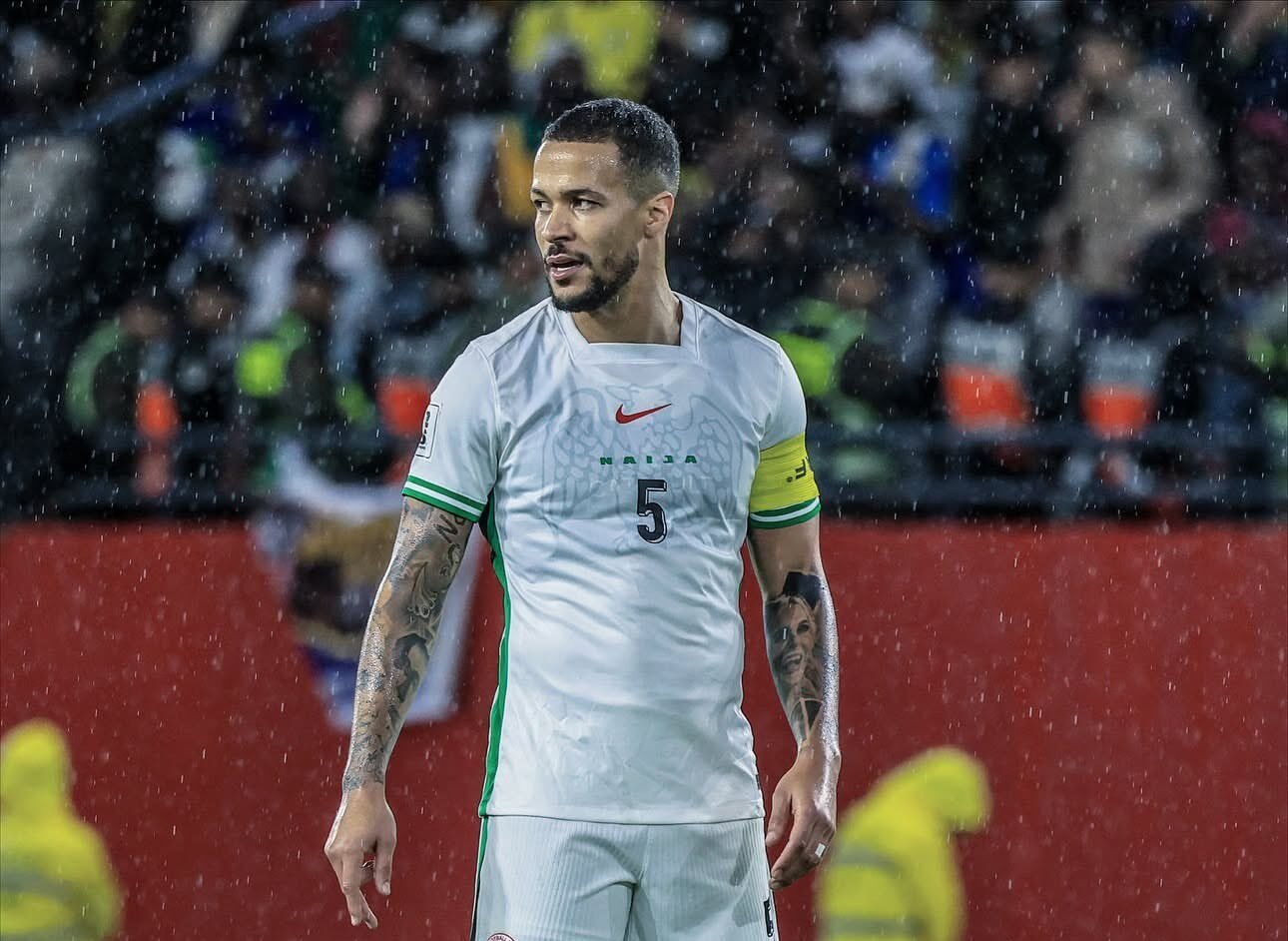 Nigeria defender William Troost-Ekong in action against Gabon