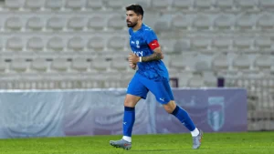 Al-Hilal midfielder Ruben Neves in action