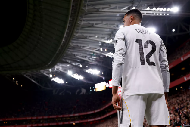 Trent Alexander-Arnold in action for Real Madrid