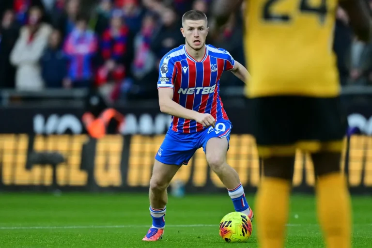 Adam Wharton in action for Crystal Palace