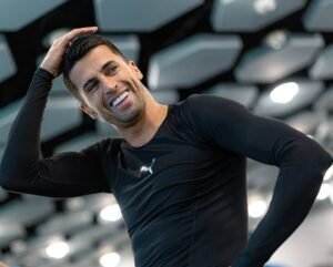 Joao Cancelo during a training session with Al-Hilal