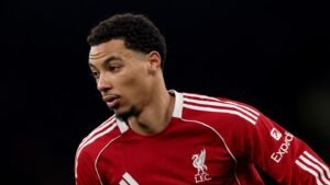 Hugo Ekitike in action for Liverpool