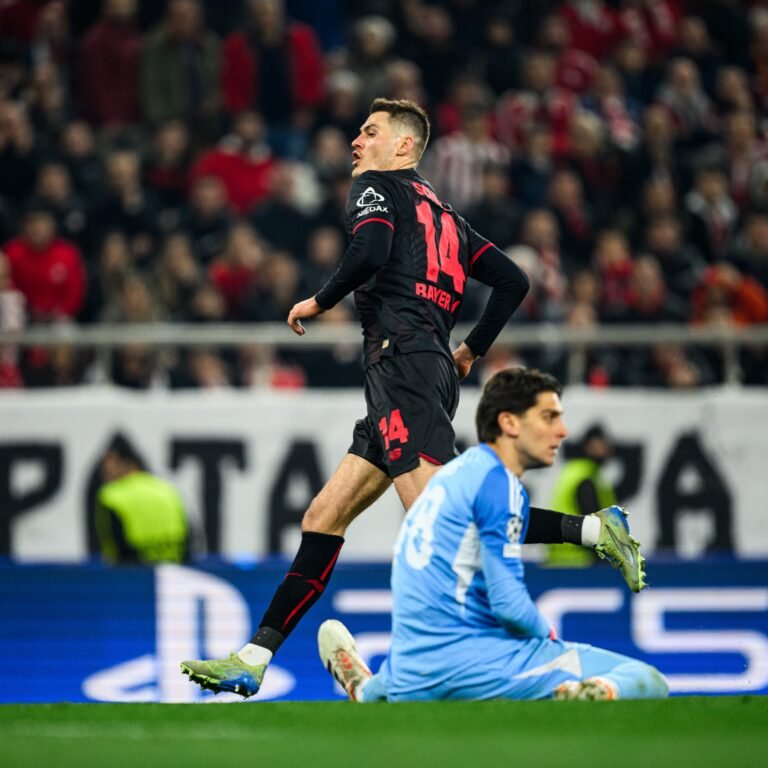 Schick’s Double Puts Leverkusen One Leg Into UCL Last 26