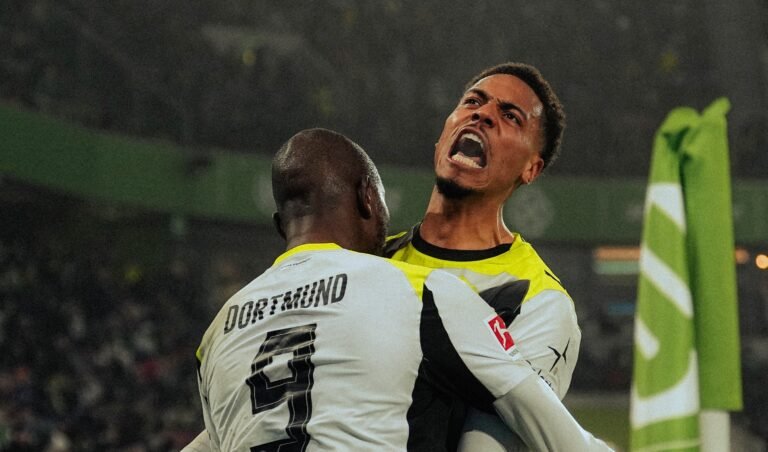 Guirassy Scores Late as Dortmund Beat Wolfsburg and Keep Bayern in Sight