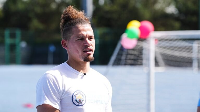 Kalvin Phillips in Manchester City training