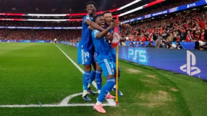 Vinicius Takes Centre-Stage as Real Madrid Beat Benfica to Put One Foot in Last 16