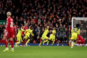 Richarlison Strikes Late at Liverpool to Rekindle Tottenham Hopes of Survival