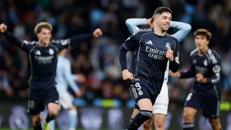 Real Madrid Keep Title Hopes Alive After Valverde’s Deflected Strike Beats Celta