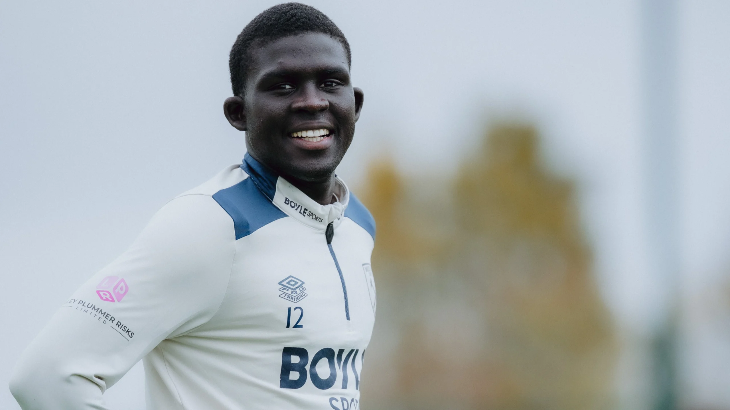 West Ham midfielder Malick Diouf at training
