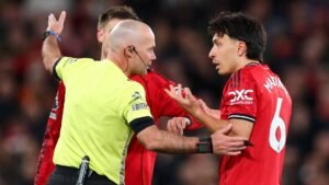 Keane Unimpressed by Carrick’s Complaints Over Martinez Red Card Against Leeds