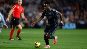Vinicius Junior in action for Real Madrid