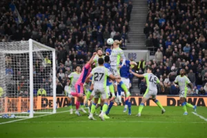 Semenyo and Guehi Flop as Manchester City Collapse at Everton to Hand Arsenal Title Edge