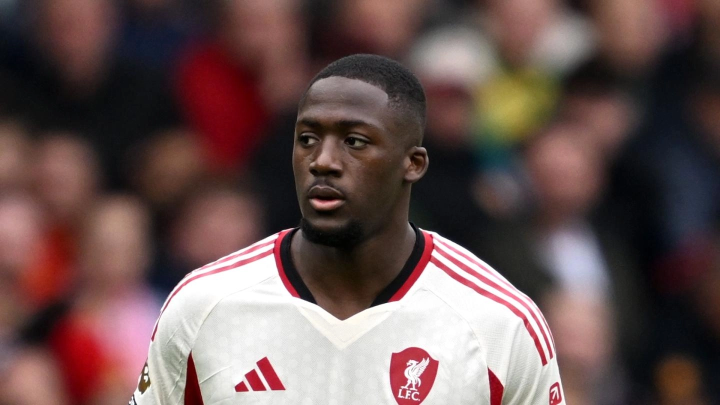 Ibrahima Konate in Liverpool shirt