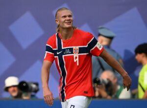 Erling Haaland scored a brace as Norway beat Brazil 2-1