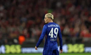 Alejandro Garnacho in action for Chelsea