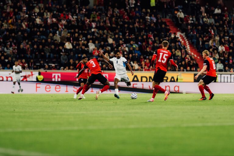 Israel lost against Austria after a contoversial red card